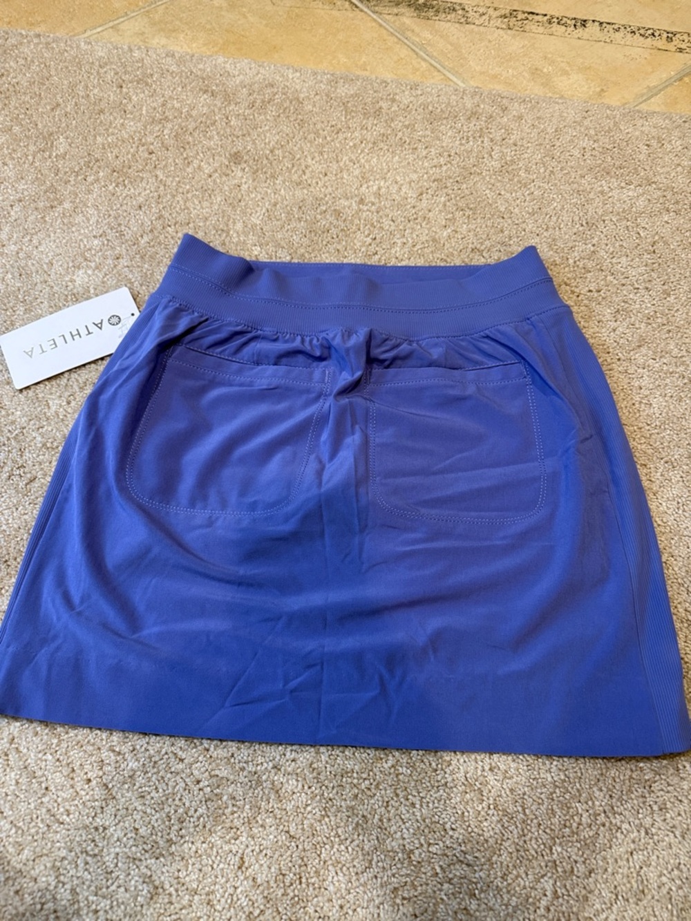 Women’s Athleta Brooklyn Skort size 0 Blue Purple - Picture 3 of 4